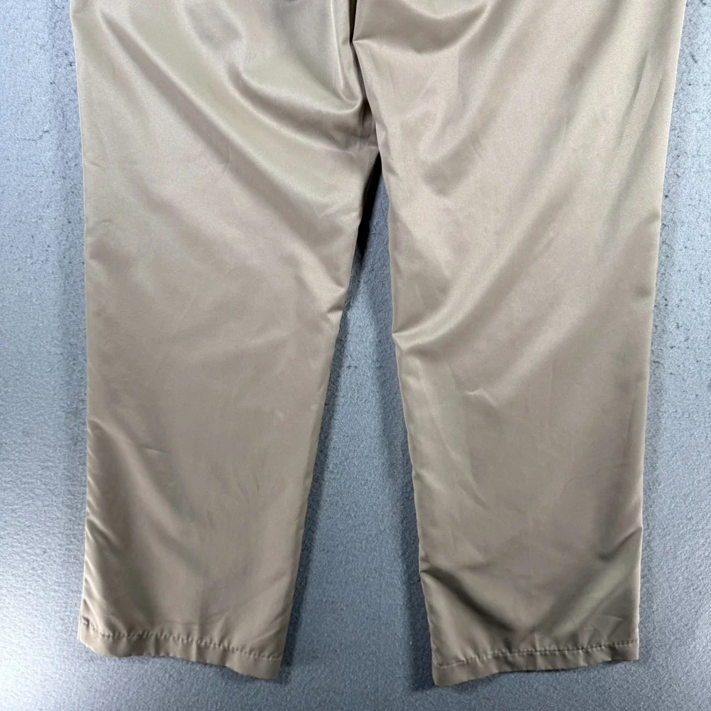 Adidas Climalite‎ Chino Pants Mens 35x34 Brown Straight Leg Golf Active Comfort